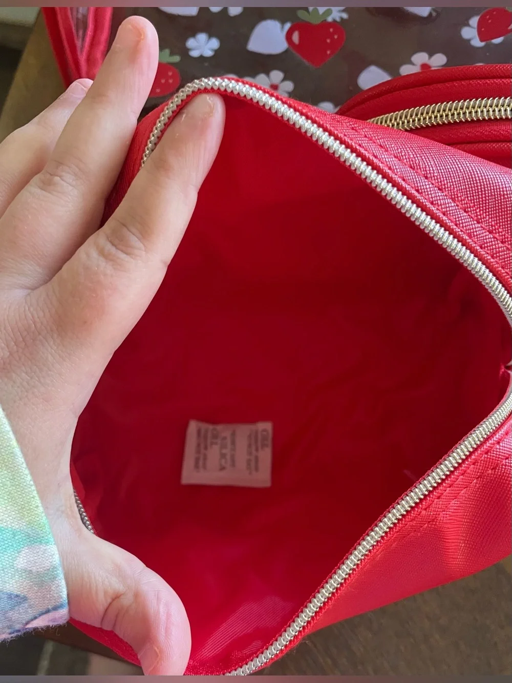 Blush Crush Strawberry 3-Piece Cosmetic Bag Set